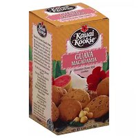 Kauai Kookie Macadamia Cookies, Guava, 5 Ounce