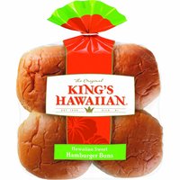 King's Hawaiian Sweet Hamburger Buns, 12.8 Ounce
