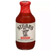 Stubb's All Natural BBQ Sauce, Spicy, 18 Ounce