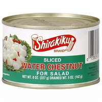 Shirakiku Sliced Water Chestnut, 5 Ounce