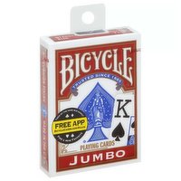 Bicycle Playing Cards, Standard Size, Jumbo Face, 1 Each