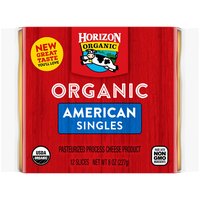 Horizon Organic American Cheese Singles, 8 Ounce