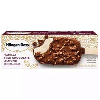 Haagen-Dazs Vanilla Milk Chocolate Almond Ice Cream Bar, 3 Ounce