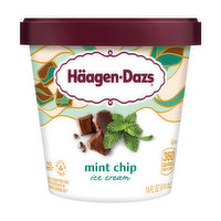 Haagen-Dazs Ice Cream, Mint Chip, 14 Ounce