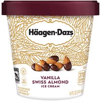 Haagen-Dazs Ice Cream, Vanilla Swiss Almond, 14 Ounce
