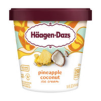 Haagen-Dazs Ice Cream, Pineapple Coconut, 14 Ounce