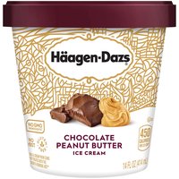 Haagen-Dazs Ice Cream, Chocolate Peanut Butter, 14 Ounce
