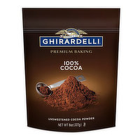 Ghirardelli Baking Unsweetened Cocoa Pouch, 8 Ounce