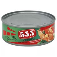 555 Caldereta Tuna Spicy Tomat, 4.9 Ounce