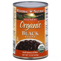 Westbrae Organic Black Beans, 15 Ounce