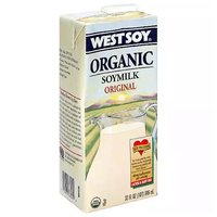 Westsoy Organic Original Soymilk, Plain, 32 Ounce