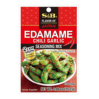 S&B Edamame Chili Garlic Seasoning Mix, 0.88 Ounce