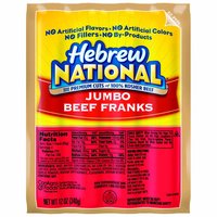 Hebrew National Jumbo Beef Franks, 12 Ounce