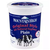 Mountain High Yoghurt, Plain, 32 Ounce