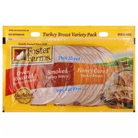 Foster Farms Turkey Breast, Variety Pack, 9 Ounce