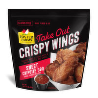 Foster Farms Crispy Wings Sweet Chipotle Bbq, 16 Ounce