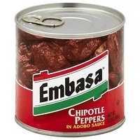 Embasa Chipotle Peppers, in Adobo Sauce, 12 Ounce