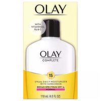 Olay Moisturizer, All Day, With Sunscreen, Normal, 4 Ounce