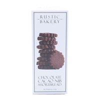 Rustic Bakery Chocolate Cacao Nib Shortbread, 4 Ounce