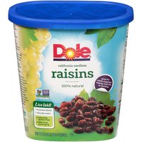 Dole California Seedless Raisins, 18 Ounce
