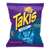 Takis Blue Heat Hot Chili Pepper Tortilla Chips, 3.25 Ounce