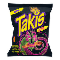 Takis Dragon Sweet Chili Pepper Flavored Tortilla Chips, 3.25 Ounce