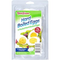 Bob Evans Hard Boil Eggs, 6 Each