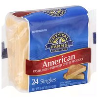 Crystal Farms American Cheese, Slices, 16 Ounce