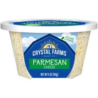 Crystal Farms Shredded Parmesan Cheese, 5 Ounce