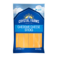 Crystal Farm Cheddar Cheese Sticks, 9 Ounce