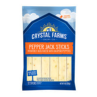 Crystal Farms Pepper Jack Cheese Sticks, 9 Ounce