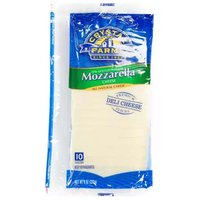 Crystal Farms Mozzarella Cheese Slices, 8 Ounce