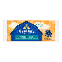 Crystal Farms Marble Jack Cheese, 7 Ounce