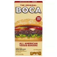 Boca Veggie Burgers, All American Classic, 10 Ounce