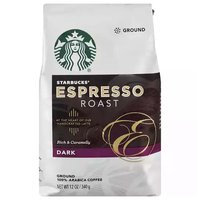 Starbucks Espresso Dark Roast Coffee, Ground, 12 Ounce