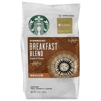 Starbucks Breakfast Blend Ground Coffee, 12 Ounce