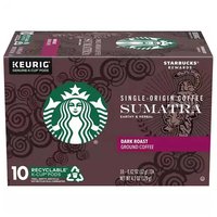 Starbucks Dark Roast Coffee, K-Cup Pods, Ground , 10 Each