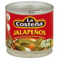 La Costena Jalapenos, Whole, 12 Ounce