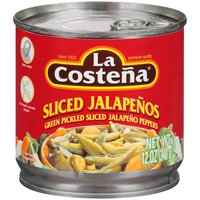 La Costena Jalapenos, Sliced, 12 Ounce