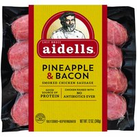 Aidells Chicken Sausage, Pineapple & Bacon, 12 Ounce