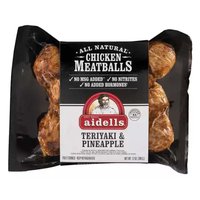 Aidells Chicken Meatballs, Teriyaki & Pineapple, 12 Ounce