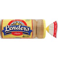 Lender's Bagels, Plain, 12 Ounce