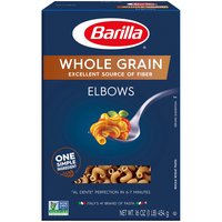 Barilla Whole Grain Elbows Pasta, 16 Ounce