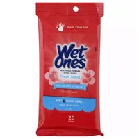 Wet Ones Fresh Antibacterial Wipes, 20 Each