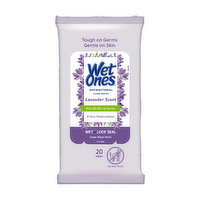 Wet Ones Lavender Antibacterial Hand Wipes, 20 Each