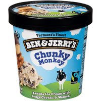 Ben & Jerry's Ice Cream, Chunky Monkey, 16 Ounce