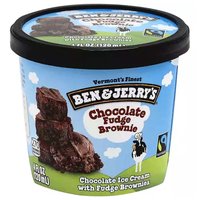 Ben & Jerry's Chocolate Fudge Brownie Ice Cream, 4 Oz, 4 Ounce