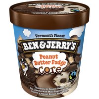 Ben & Jerry's Ice Cream, Peanut Butter Fudge Core, 16 Ounce
