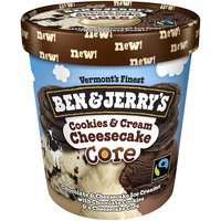 Ben & Jerry's Ice Cream, Cookies & Cream Cheesecake, 16 Ounce
