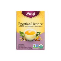 Yogi Tea, Egyptian Licorice, Caffeine Free, Bags, 16 Each